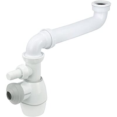 Wirquin 30723175 Syfon umywalkowy All-In-One Ø32 mm Przesunięty Oszczędność miejsca, syfon, łatwa instalacja, regulowana, wyprodukowano we Francji, biały Wirquin 30723175 Syfon umywalkowy All-In-One Ø32 mm Przesunięty Oszczędność miejsca, syfon, łatwa instalacja, regulowana, wyprodukowano we Francji, biały