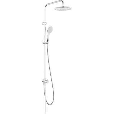 Duravit Reno system prysznicowy, oszczędzający wodę deszczownica Ø 25 cm z przełącznikiem, zestaw prysznicowy bez armatury, słuchawka prysznicowa z wężem i 3 rodzajami strumienia, idealny do renowacji Duravit Reno system prysznicowy, oszczędzający wodę deszczownica Ø 25 cm z przełącznikiem, zestaw prysznicowy bez armatury, słuchawka prysznicowa z wężem i 3 rodzajami strumienia, idealny do renowacji