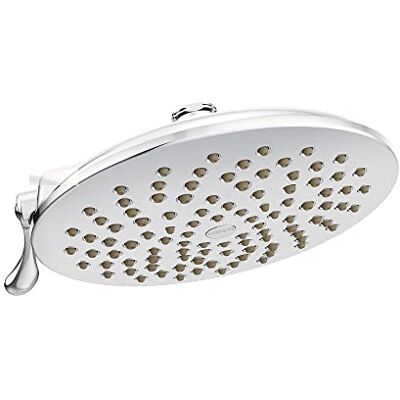 Moen Velocity Eco-Performance chromowana dwufunkcyjna głowica prysznicowa 20 cm z technologią zanurzeniową, S6320EP Moen Velocity Eco-Performance chromowana dwufunkcyjna głowica prysznicowa 20 cm z technologią zanurzeniową, S6320EP