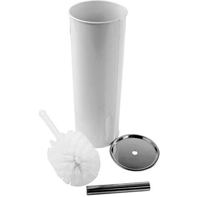 apollo THE HOUSEWARES BRAND Uchwyt na szczotkę toaletową biały SS apollo THE HOUSEWARES BRAND Uchwyt na szczotkę toaletową biały SS
