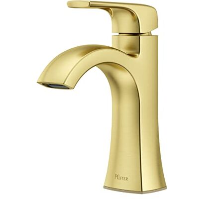 PFISTER Bruxie LF042BIEBG bateria łazienkowa do umywalki, pojedyncze sterowanie, 1 uchwyt, pojedynczy otwór, wykończenie ze szczotkowanego złota PFISTER Bruxie LF042BIEBG bateria łazienkowa do umywalki, pojedyncze sterowanie, 1 uchwyt, pojedynczy otwór, wykończenie ze szczotkowanego złota