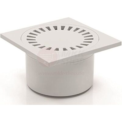 MKK Pionowy odpływ podłogowy biały prysznic odpływ prysznicowy 150 x 150 mm DN 50/84 mm głębokość zabudowy zestaw odpływowy 321P zamknięcie zapachowe syfon płaski odpływ łazienkowy rynna prysznicowa 15 x MKK Pionowy odpływ podłogowy biały prysznic odpływ prysznicowy 150 x 150 mm DN 50/84 mm głębokość zabudowy zestaw odpływowy 321P zamknięcie zapachowe syfon płaski odpływ łazienkowy rynna prysznicowa 15 x