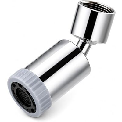 JADUFHU Aerator kran kuchenny, 360 ° obrotowy przedłużacz perlatora kran z 3 trybami aeratora filtr rozbryzgowy, głowica prysznicowa do zlewu kuchennego JADUFHU Aerator kran kuchenny, 360 ° obrotowy przedłużacz perlatora kran z 3 trybami aeratora filtr rozbryzgowy, głowica prysznicowa do zlewu kuchennego