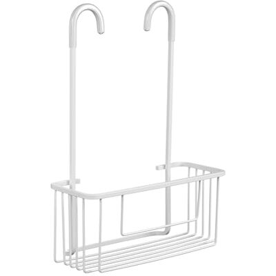 TATAY Wieszak Prysznicowy z Aluminium, 28x12,8x38,5 cm, Udźwig 8 kg Wieszak do Domu Montaż bez Wiercenia Odporność na Wilgoć/Korozję Wiszący Koszyk Arktyczna Biel TATAY Wieszak Prysznicowy z Aluminium, 28x12,8x38,5 cm, Udźwig 8 kg Wieszak do Domu Montaż bez Wiercenia Odporność na Wilgoć/Korozję Wiszący Koszyk Arktyczna Biel