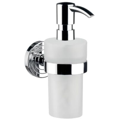 Emco 72100102 polo dozownik mydła w płynie, pojemność 245 ml, chromowana głowica z pompką, pojemnik z tworzywa sztucznego, biały, wysokość 171 mm Emco 72100102 polo dozownik mydła w płynie, pojemność 245 ml, chromowana głowica z pompką, pojemnik z tworzywa sztucznego, biały, wysokość 171 mm