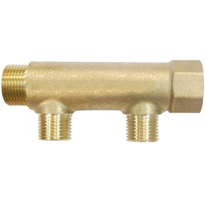 BOUTTE boutt 3183415 nmf202 mosiężne sprzęgło, męskie/żeńskie 20 x 27 z 2 wyjściami męskimi 15 x 21 mosiądz BOUTTE boutt 3183415 nmf202 mosiężne sprzęgło, męskie/żeńskie 20 x 27 z 2 wyjściami męskimi 15 x 21 mosiądz