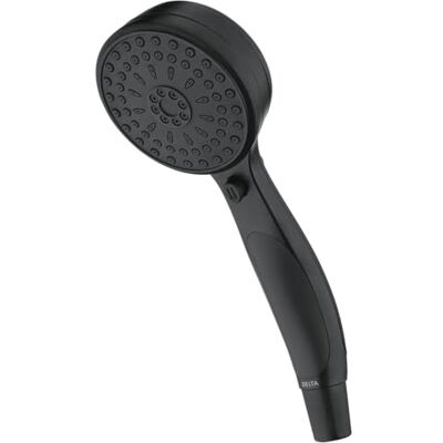 DELTA Bateria 59424-BL18-PK ActivTouch słuchawka prysznicowa 2,5 GPM 9-stopniowa słuchawka, czarny matowy DELTA Bateria 59424-BL18-PK ActivTouch słuchawka prysznicowa 2,5 GPM 9-stopniowa słuchawka, czarny matowy