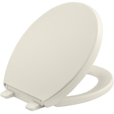 Kohler K-4009-96 Reveal ciche zamykanie z uchwytem szczelne zderzaki okrągła deska sedesowa biszkopt Kohler K-4009-96 Reveal ciche zamykanie z uchwytem szczelne zderzaki okrągła deska sedesowa biszkopt