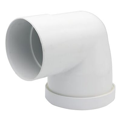 First Plast CWPG100F zakrzywiona Ø 100 mm PCW z uszczelką do toalety, kolor biały First Plast CWPG100F zakrzywiona Ø 100 mm PCW z uszczelką do toalety, kolor biały
