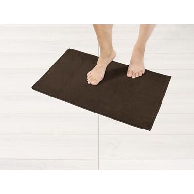 Hammetex Antypoślizgowy Dywanik Łazienkowy 100% Bawełna, 43x61 cm – Chłonny, Szybkoschnący, do Prania, Mata Łazienkowa do WC, Brązowy Hammetex Antypoślizgowy Dywanik Łazienkowy 100% Bawełna, 43x61 cm – Chłonny, Szybkoschnący, do Prania, Mata Łazienkowa do WC, Brązowy