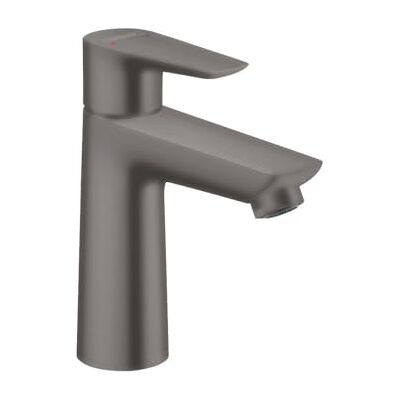 Hansgrohe Kran Talis E (armatura o wysokości wypływu 110 mm), jednouchwytowa bateria umywalkowa bez zestawu odpływowego, czarny chrom Hansgrohe Kran Talis E (armatura o wysokości wypływu 110 mm), jednouchwytowa bateria umywalkowa bez zestawu odpływowego, czarny chrom