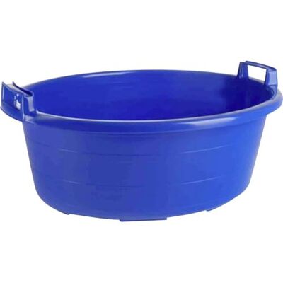 Lockweiler Wanna owalna 75 cm/60 l niebieska wysokie uchwyty Lockweiler Wanna owalna 75 cm/60 l niebieska wysokie uchwyty