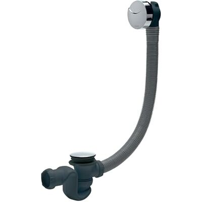 Wirquin 30724373 Kompletny zestaw odpływowy wanny z syfonem Cobra, czarny Wirquin 30724373 Kompletny zestaw odpływowy wanny z syfonem Cobra, czarny