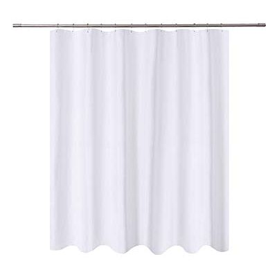 N&Y HOME Krótka tkanina zasłona prysznicowa 72 x 65 cm, krótsza długość, jakość hotelowa, zmywalna, wodoodporna, biała, zasłona łazienkowa z przelotkami, 72 x 65 cm N&Y HOME Krótka tkanina zasłona prysznicowa 72 x 65 cm, krótsza długość, jakość hotelowa, zmywalna, wodoodporna, biała, zasłona łazienkowa z przelotkami, 72 x 65 cm