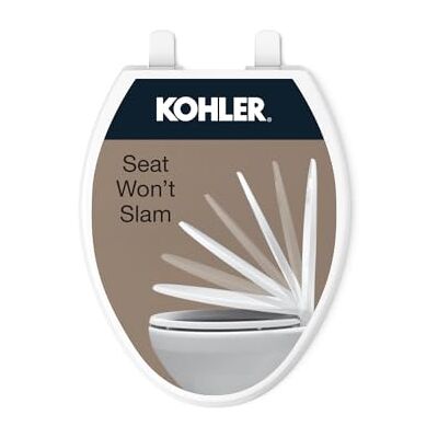 Kohler 2011-0 deska sedesowa brevia, biała, 45 cm dł. x 45 cm szer. x 3,5 cm wys Kohler 2011-0 deska sedesowa brevia, biała, 45 cm dł. x 45 cm szer. x 3,5 cm wys
