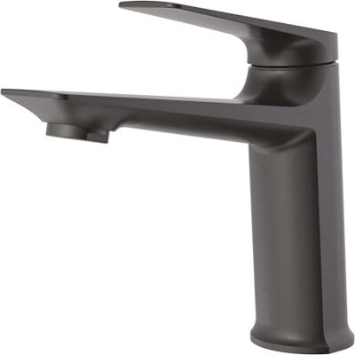 ONDÉE Bateria umywalkowa ARIANE Rozmiar S Elegancka sylwetka Ergonomiczny metalowy uchwyt Ceramiczna głowica 30 mm Przepływ 5 l/min Szary Nowoczesny design ONDÉE Bateria umywalkowa ARIANE Rozmiar S Elegancka sylwetka Ergonomiczny metalowy uchwyt Ceramiczna głowica 30 mm Przepływ 5 l/min Szary Nowoczesny design