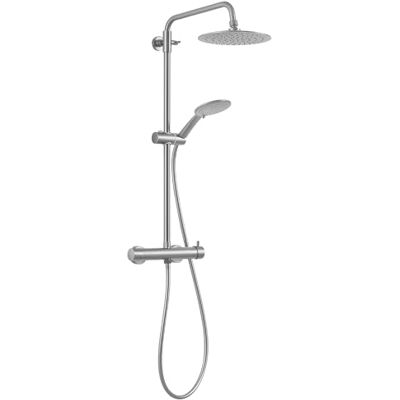 Gedy STAR PLUS 04 kolumna prysznicowa szczotkowana z baterią jednouchwytową, 3-pozycyjna głowica prysznicowa, zginana 150 cm, wysuwana 92-146 cm Gedy STAR PLUS 04 kolumna prysznicowa szczotkowana z baterią jednouchwytową, 3-pozycyjna głowica prysznicowa, zginana 150 cm, wysuwana 92-146 cm