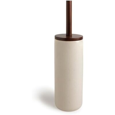 Möve Aura szczotka toaletowa Ø 11 x 39 cm z ceramiki, kremowa Möve Aura szczotka toaletowa Ø 11 x 39 cm z ceramiki, kremowa