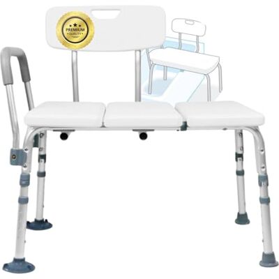 OrtoPrime Siedzisko Wanna Dorosły Bezpieczny transfer Taboret Łazienka Ławki prysznicowe Krzesła prysznicowe Wygodne, Biały, 50_x_75_cm, OP181 OrtoPrime Siedzisko Wanna Dorosły Bezpieczny transfer Taboret Łazienka Ławki prysznicowe Krzesła prysznicowe Wygodne, Biały, 50_x_75_cm, OP181
