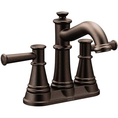 Moen 6401ORB Belfield dwuuchwytowa bateria łazienkowa centralna, brąz wcierany olejem Moen 6401ORB Belfield dwuuchwytowa bateria łazienkowa centralna, brąz wcierany olejem