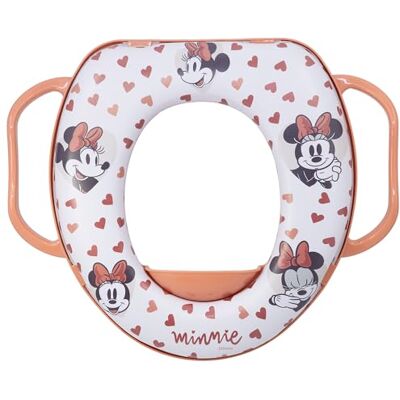 Stor Tataway Reduktor Toalety Dla Dzieci Disney Minnie, Z Tworzywa Sztucznego, Z Dwoma Uchwytami Podporowymi, Wyściełanym Siedziskiem Wielokrotnego Użytku Stor Tataway Reduktor Toalety Dla Dzieci Disney Minnie, Z Tworzywa Sztucznego, Z Dwoma Uchwytami Podporowymi, Wyściełanym Siedziskiem Wielokrotnego Użytku