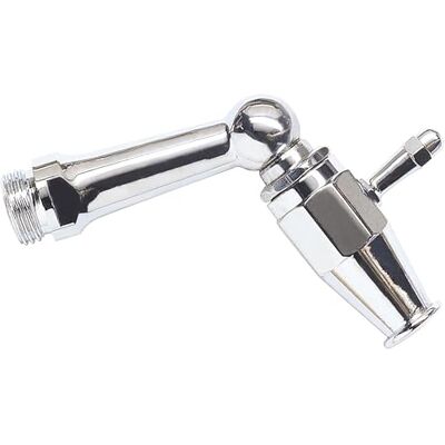 BOUTTE boutt 3120748 RT12 kran obracany kurek spustowy wody 12 mm x 17 mm z perlatorem chrom BOUTTE boutt 3120748 RT12 kran obracany kurek spustowy wody 12 mm x 17 mm z perlatorem chrom