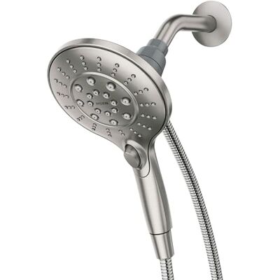 Moen 26112SRN Engage Magnetix Słuchawka prysznicowa 14 cm z 6 funkcjami i magnetycznym systemem dokującym, bez rozmiaru, odporna na plamy, szczotkowany nikiel Moen 26112SRN Engage Magnetix Słuchawka prysznicowa 14 cm z 6 funkcjami i magnetycznym systemem dokującym, bez rozmiaru, odporna na plamy, szczotkowany nikiel