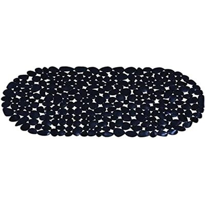 MSV 140882 Kamyczki Mata łazienkowa czarna 68 x 35 cm MSV 140882 Kamyczki Mata łazienkowa czarna 68 x 35 cm