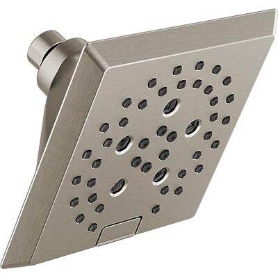 DELTA FAUCET 52664-SS H2Okinetic 5-stopniowa kątowa nowoczesna deszczownica głowica prysznicowa, stal nierdzewna DELTA FAUCET 52664-SS H2Okinetic 5-stopniowa kątowa nowoczesna deszczownica głowica prysznicowa, stal nierdzewna
