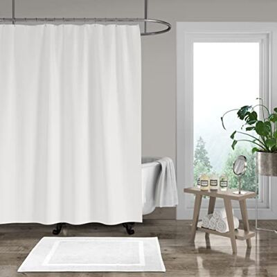LE TEMPS D'UN BAIN Mata łazienkowa UNI 750 GMS 100% bawełna 50X70 CM biała LE TEMPS D'UN BAIN Mata łazienkowa UNI 750 GMS 100% bawełna 50X70 CM biała