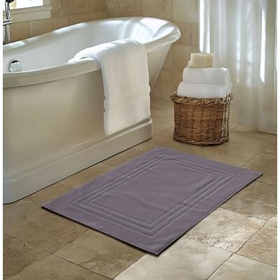 LE TEMPS D'UN BAIN Ciemnoszara mata łazienkowa 60 x 90 cm 100% bawełna bardzo chłonna i gruba certyfikat Oeko-Tex - LE TEMPS D'UN BAIN Ciemnoszara mata łazienkowa 60 x 90 cm 100% bawełna bardzo chłonna i gruba certyfikat Oeko-Tex -