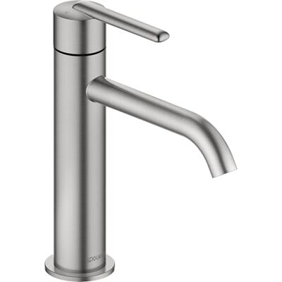Duravit Balcoon bateria umywalkowa, rozmiar M (wysokość wylewki 138 mm), energooszczędna bateria umywalkowa (FreshStart), oszczędzający wodę kran łazienkowy (MinusFlow), armatura łazienkowa, stal Duravit Balcoon bateria umywalkowa, rozmiar M (wysokość wylewki 138 mm), energooszczędna bateria umywalkowa (FreshStart), oszczędzający wodę kran łazienkowy (MinusFlow), armatura łazienkowa, stal