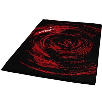 Kleine Wolke 4033926360 dywanik łazienkowy Rom 60 x 100 cm, czarny Kleine Wolke 4033926360 dywanik łazienkowy Rom 60 x 100 cm, czarny