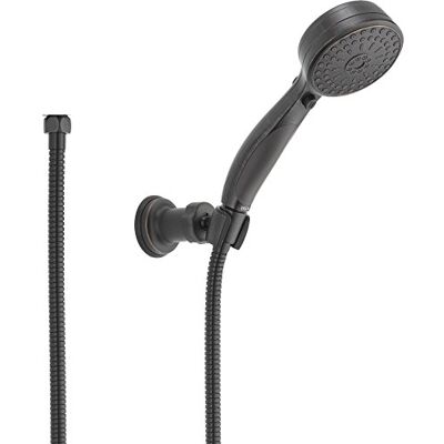 DELTA Faucet 9-natryskowy Touch-Clean uchwyt ścienny ręczny prysznic z wężem, wenecki brąz 55424-RB DELTA Faucet 9-natryskowy Touch-Clean uchwyt ścienny ręczny prysznic z wężem, wenecki brąz 55424-RB