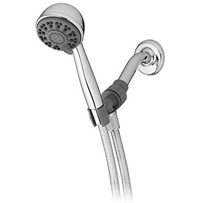 Waterpik Handheld Shower Head Eco Flow Low Flow Water Saving Shower with 5-Foot Hose, 4 Spray Modes, 1.8 GPM, Chrome Finish, ETC-443E Waterpik Handheld Shower Head Eco Flow Low Flow Water Saving Shower with 5-Foot Hose, 4 Spray Modes, 1.8 GPM, Chrome Finish, ETC-443E