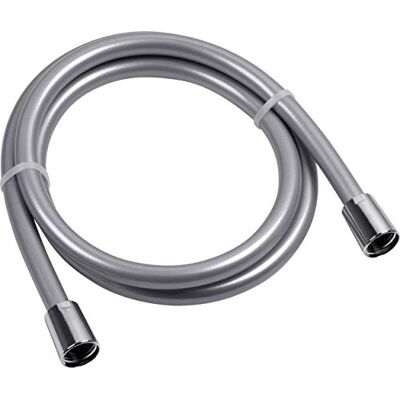 Cornat Wąż prysznicowy – długość 150 cm – tworzywo sztuczne szare – bardzo wytrzymałe – przyłącze 1/2 cala/wąż prysznicowy Made in Germany/wąż zapasowy do prysznica i wanny / TB3012 Cornat Wąż prysznicowy – długość 150 cm – tworzywo sztuczne szare – bardzo wytrzymałe – przyłącze 1/2 cala/wąż prysznicowy Made in Germany/wąż zapasowy do prysznica i wanny / TB3012