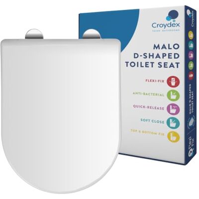 Croydex WL611022H deska sedesowa Malo, biała Croydex WL611022H deska sedesowa Malo, biała