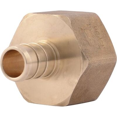 SharkBite UC068LFA 1/2 cala na 3/4-calowy adapter FNPT PEX Barb SharkBite UC068LFA 1/2 cala na 3/4-calowy adapter FNPT PEX Barb