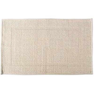 DII Oceanique można prać w pralce, 100% bawełna, żakardowy, miękki i chłonny, miejsce w pobliżu toaletki, wanny lub prysznica, 50 x 80 cm, naturalna granica, 60 x 20 cm (prostokątny) DII Oceanique można prać w pralce, 100% bawełna, żakardowy, miękki i chłonny, miejsce w pobliżu toaletki, wanny lub prysznica, 50 x 80 cm, naturalna granica, 60 x 20 cm (prostokątny)