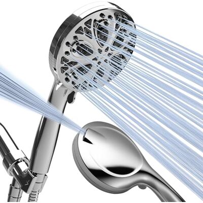 SparkPod 10-częściowy zestaw High Pressure Shower Head – luksusowa głowica prysznicowa o wysokim przepływie o wysokim przepływie z dyszami wysokociśnieniowymi – spodnie ze stali nierdzewnej i SparkPod 10-częściowy zestaw High Pressure Shower Head – luksusowa głowica prysznicowa o wysokim przepływie o wysokim przepływie z dyszami wysokociśnieniowymi – spodnie ze stali nierdzewnej i