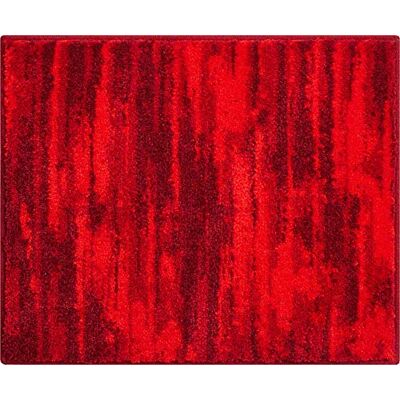 Grund Dywanik łazienkowy 100% poliakryl, ultra miękki, antypoślizgowy, certyfikat Öko-Tex, 5 lat gwarancji, Fancy, podkładka WC itp. 50 x 60 cm, rubinowy Grund Dywanik łazienkowy 100% poliakryl, ultra miękki, antypoślizgowy, certyfikat Öko-Tex, 5 lat gwarancji, Fancy, podkładka WC itp. 50 x 60 cm, rubinowy