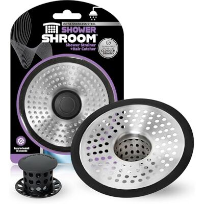 ShowerShroom Ultra rewolucyjny ochraniacz na odpływ włosów pod prysznic, stal nierdzewna ShowerShroom Ultra rewolucyjny ochraniacz na odpływ włosów pod prysznic, stal nierdzewna