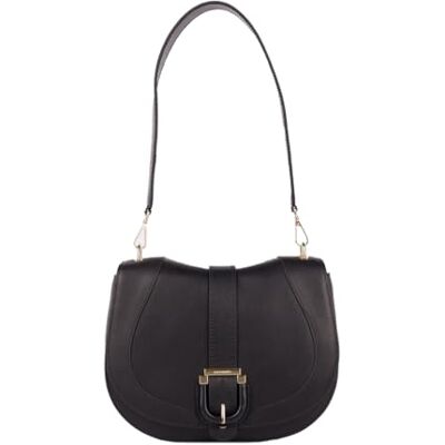 1405976 CROMIA Ladies Bag Malibu', plecak uniseks, czarny, średni, Kolor czarny, M 1405976 CROMIA Ladies Bag Malibu', plecak uniseks, czarny, średni, Kolor czarny, M
