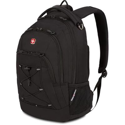 1186202417 SwissGear 1186 Travel Gear Lekki plecak bungee, Czarny, 17-Inch 1186202417 SwissGear 1186 Travel Gear Lekki plecak bungee, Czarny, 17-Inch