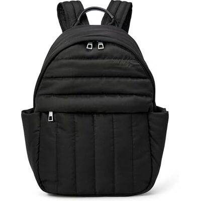 AEWM38654_Black Amazon Essentials Mały plecak pikowany damski, Czarny, One Size AEWM38654_Black Amazon Essentials Mały plecak pikowany damski, Czarny, One Size