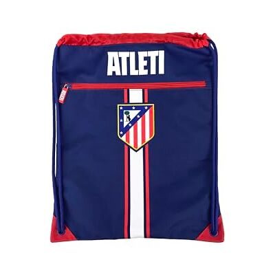 MC91-03ATL CyP Brands Atletico Madrid, plecak, plecak, worek, torba ze sznurkiem, szkoła szkolna, niebieski, oficjalny produkt, Niebieski, M MC91-03ATL CyP Brands Atletico Madrid, plecak, plecak, worek, torba ze sznurkiem, szkoła szkolna, niebieski, oficjalny produkt, Niebieski, M