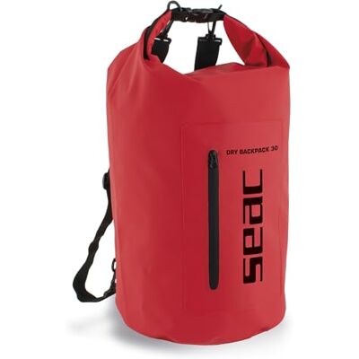0920033303720A SEAC Dry Backpack – wodoodporny worek przeciwdeszczowy 30 l (65 x 47 cm) z zapięciem na roll-top, plecak z regulowanymi paskami i kieszenią zewnętrzną, suchy worek na morze, łódź, kajak, SUP i na 0920033303720A SEAC Dry Backpack – wodoodporny worek przeciwdeszczowy 30 l (65 x 47 cm) z zapięciem na roll-top, plecak z regulowanymi paskami i kieszenią zewnętrzną, suchy worek na morze, łódź, kajak, SUP i na