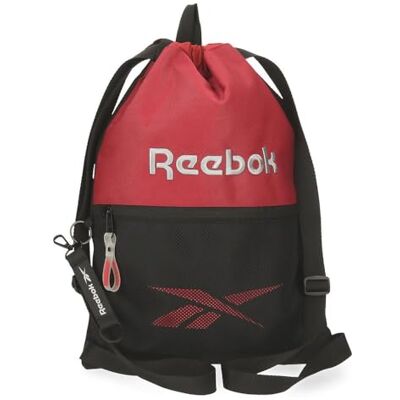 8723821 Reebok Portland Plecak Czarny 35x45 cms Poliester, czarny, Talla única, worek na plecak 8723821 Reebok Portland Plecak Czarny 35x45 cms Poliester, czarny, Talla única, worek na plecak