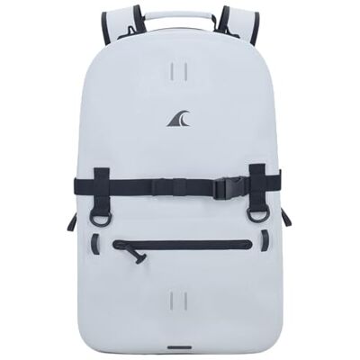 Breakwater Fogland Supply Wodoodporny plecak zanurzalny IP68 z hermetycznymi zamkami błyskawicznymi, do laptopa, podróży, na zewnątrz, 25 l/ 20 l/ 15 l, 25L, Plecak Breakwater Fogland Supply Wodoodporny plecak zanurzalny IP68 z hermetycznymi zamkami błyskawicznymi, do laptopa, podróży, na zewnątrz, 25 l/ 20 l/ 15 l, 25L, Plecak