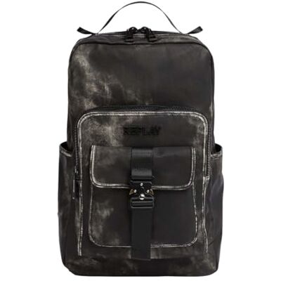 FM3758.000.A0504G REPLAY Męski plecak FM3758, 0097 Washed Black, 0097 Washed Black, Mittelgroße FM3758.000.A0504G REPLAY Męski plecak FM3758, 0097 Washed Black, 0097 Washed Black, Mittelgroße